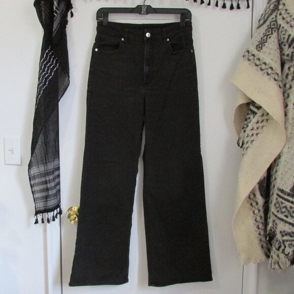 H&M Wide-leg Twill Pants - Picture 1 of 6